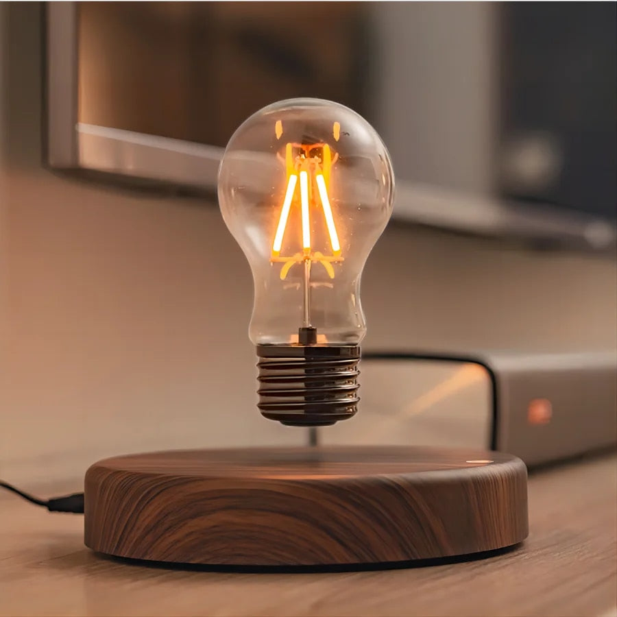 Schwebende Tischlampe mit Magnetischer Levitation