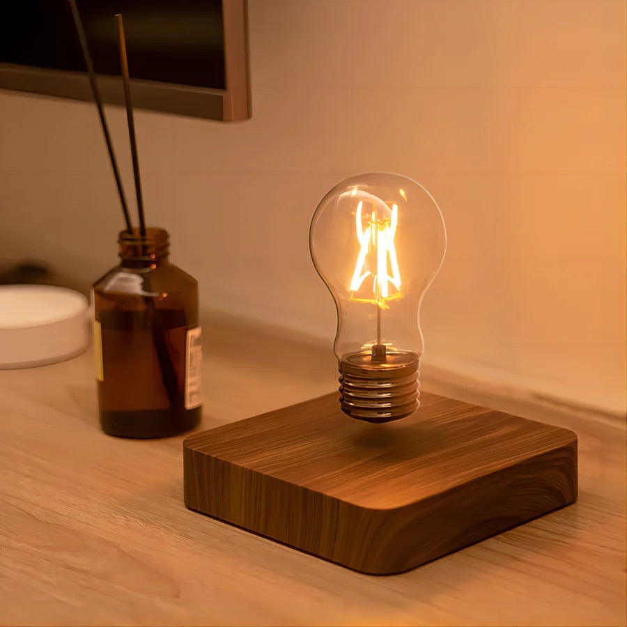 Schwebende Tischlampe mit Magnetischer Levitation