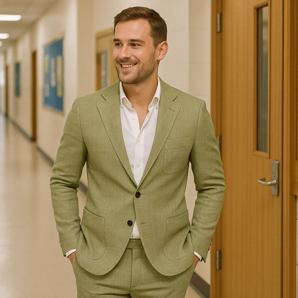 Herren Leinen Anzug: Leicht, Modisch und Atmungsaktiv