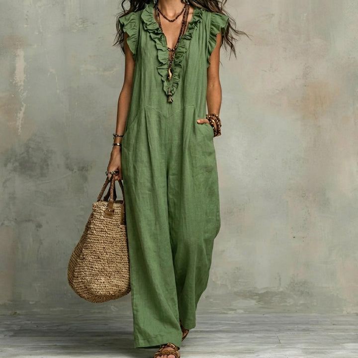 Casualkleid für Damen, maxilang, leichtes Material für warme Tage