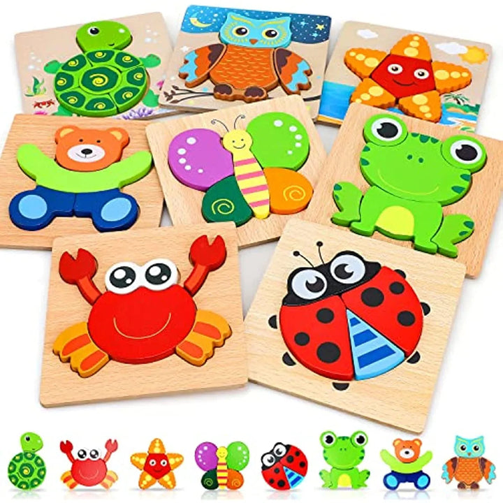 Montessori-Tierpuzzle - Feinmotorik Fördern | Für Kinder