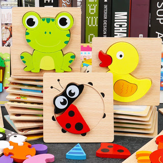 Montessori-Tierpuzzle - Feinmotorik Fördern | Für Kinder