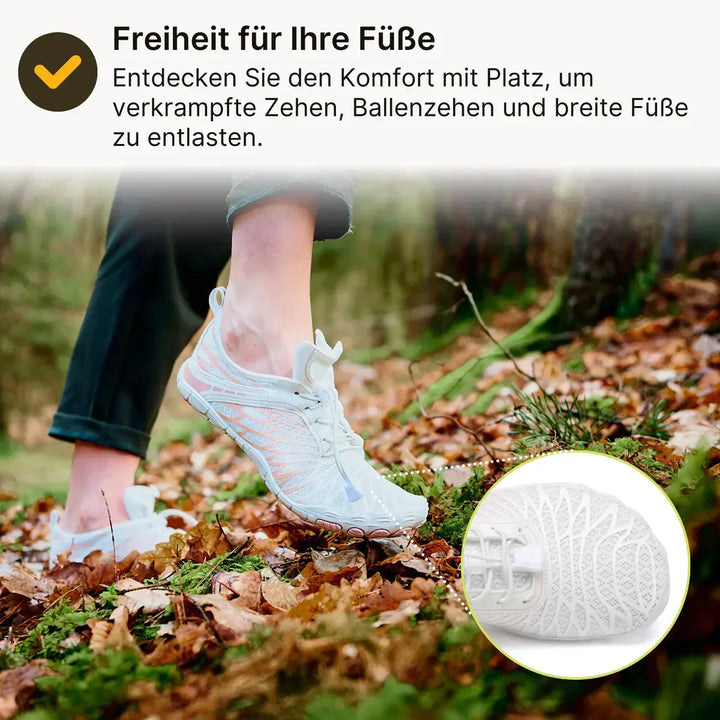 Leichte Freizeitschuhe mit Kupferpunkt für ein natürliches Laufgefühl