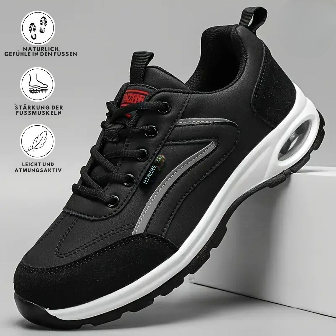 Detailansicht: Atmungsaktiver Damen Sneaker. Das leichte Material sorgt für angenehmen Tragekomfort den ganzen Tag.