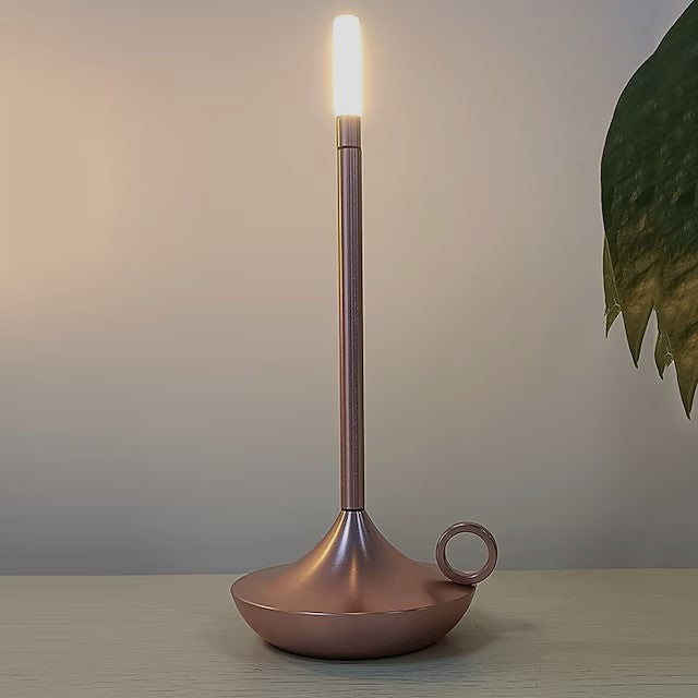 Elegante Tischlampe mit Dimmer und USB-Aufladung für jedes Zuhause