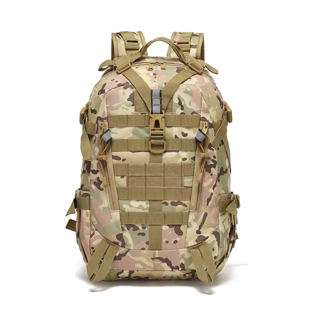 Atmungsaktive Rückenpolsterung des 40L Outdoor Rucksacks