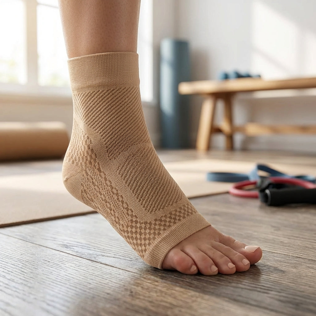 Unisex Knöchel-Kompressionsbandage für tägliche Unterstützung & Komfort im Alltag.