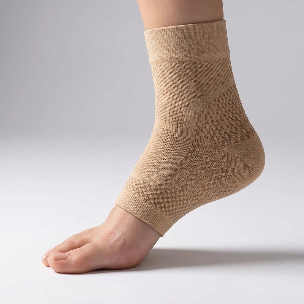Knöchel-Kompressionsbandage für Läufer, bietet Stabilität, Komfort & Schmerzlinderung beim Laufen.