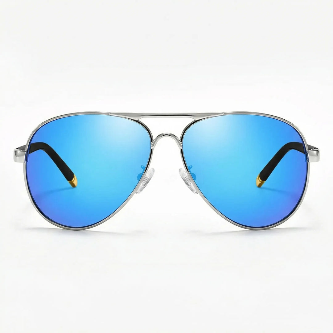 Modische Pilotenbrille als Herren Accessoire mit getönten Gläsern
