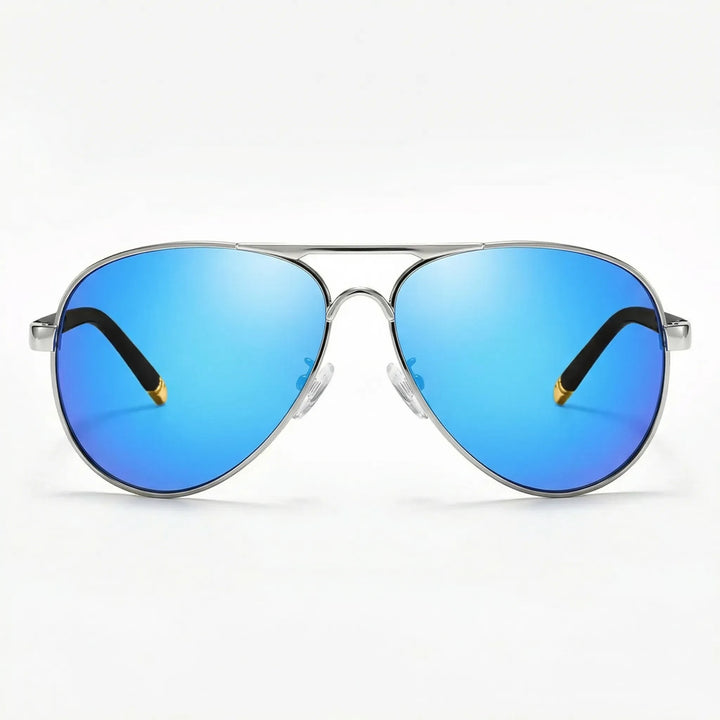 Modische Pilotenbrille als Herren Accessoire mit getönten Gläsern