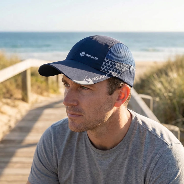 Herren Freizeit-Baseballkappe mit atmungsaktivem Mesh in klassischem Design