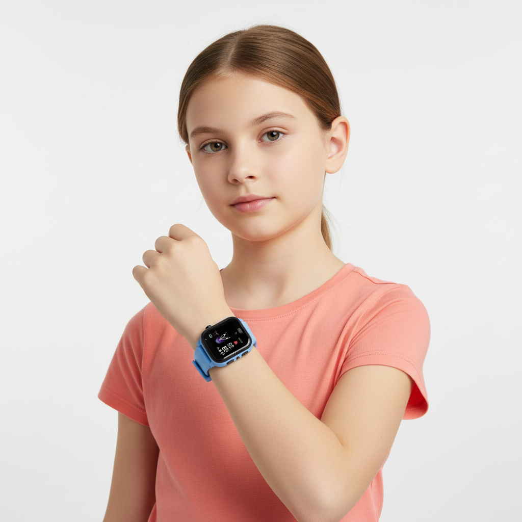Moderne Smartwatch mit Kamera und GPS Ortung für Jungen und Mädchen