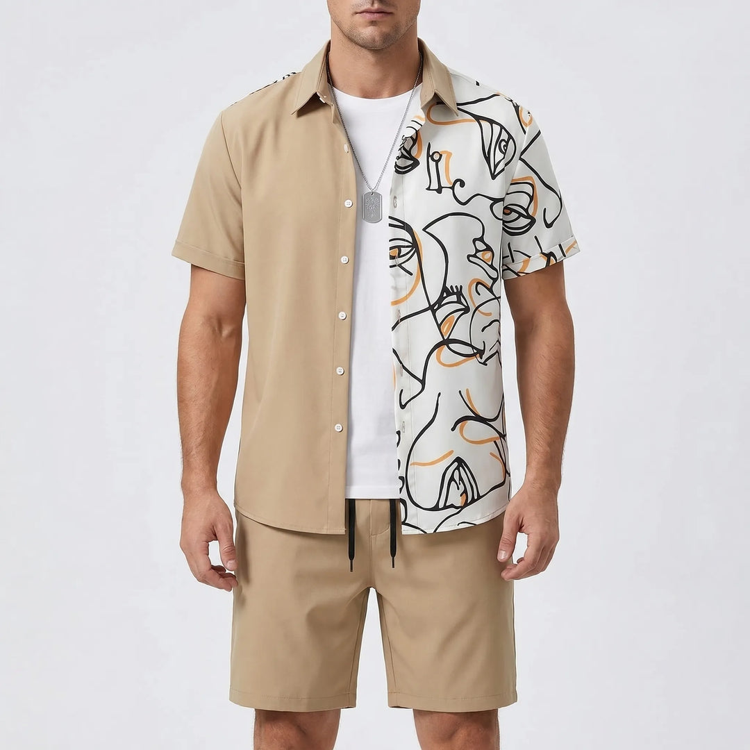 Luftige Strandmode für Herren im modischen Design