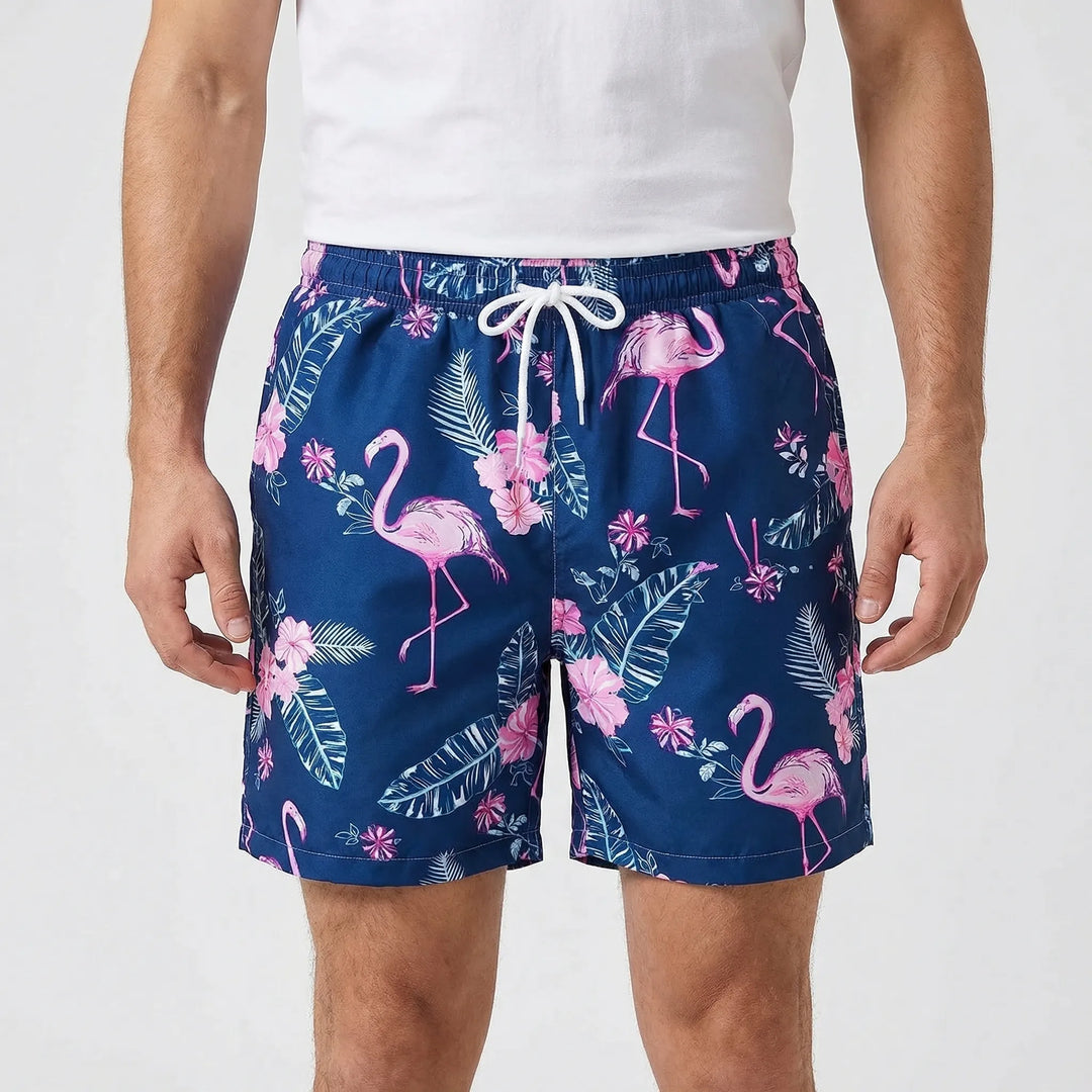 Perfektes Urlaubsoutfit für Herren mit Hemd und Shorts