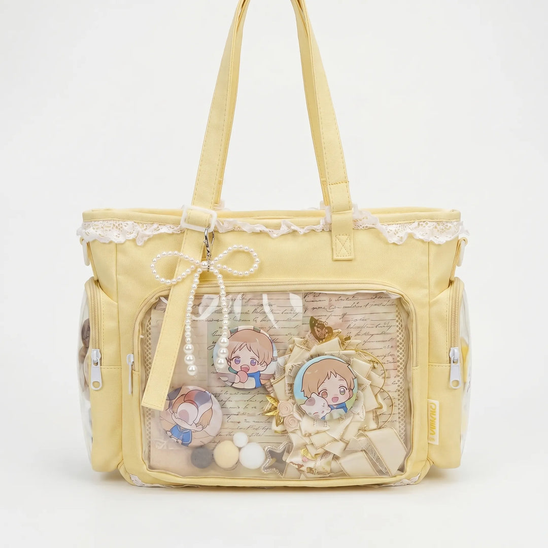Modische Anime Tasche mit großem Display-Bereich für kreative Merchandise-Gestaltung