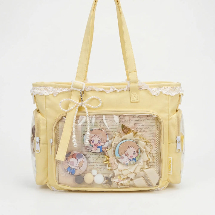 Modische Anime Tasche mit großem Display-Bereich für kreative Merchandise-Gestaltung