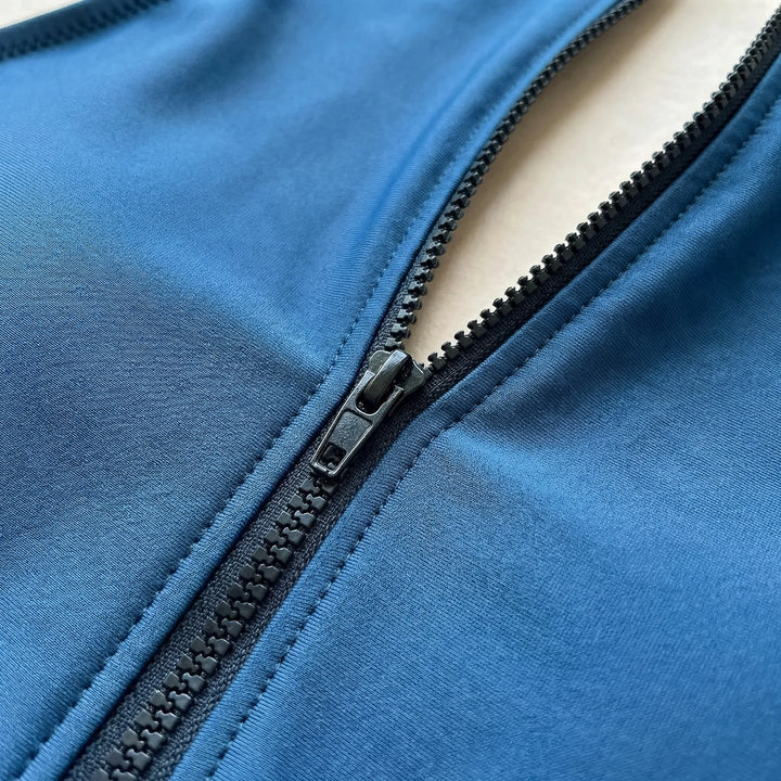 Schwarzer Damen Sommer Badeanzug für Wassersport und Schwimmen
