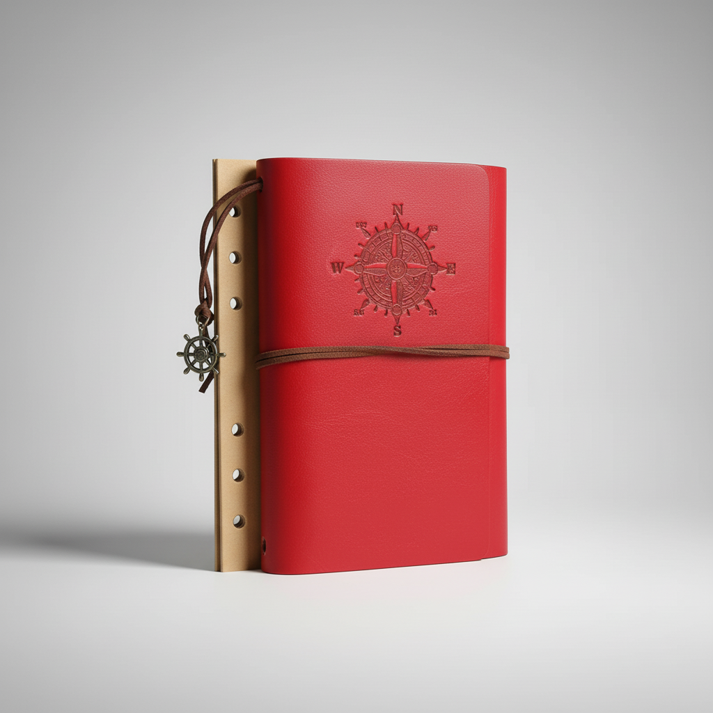 Schönes Schreibwaren Geschenk: Vintage Notizbuch offen