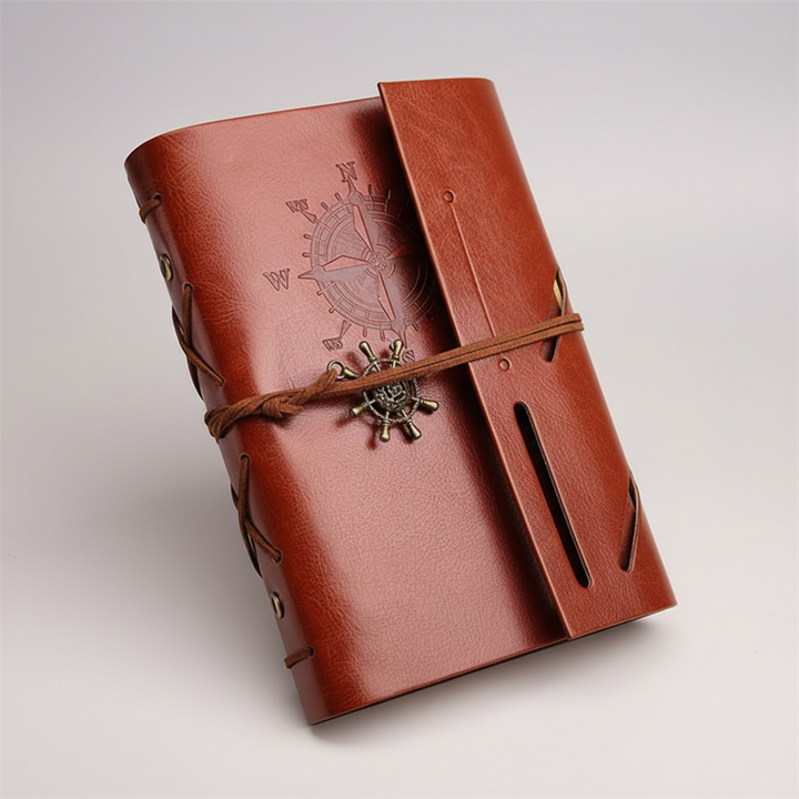 Detailaufnahme der Ringmechanik vom Reisetagebuch