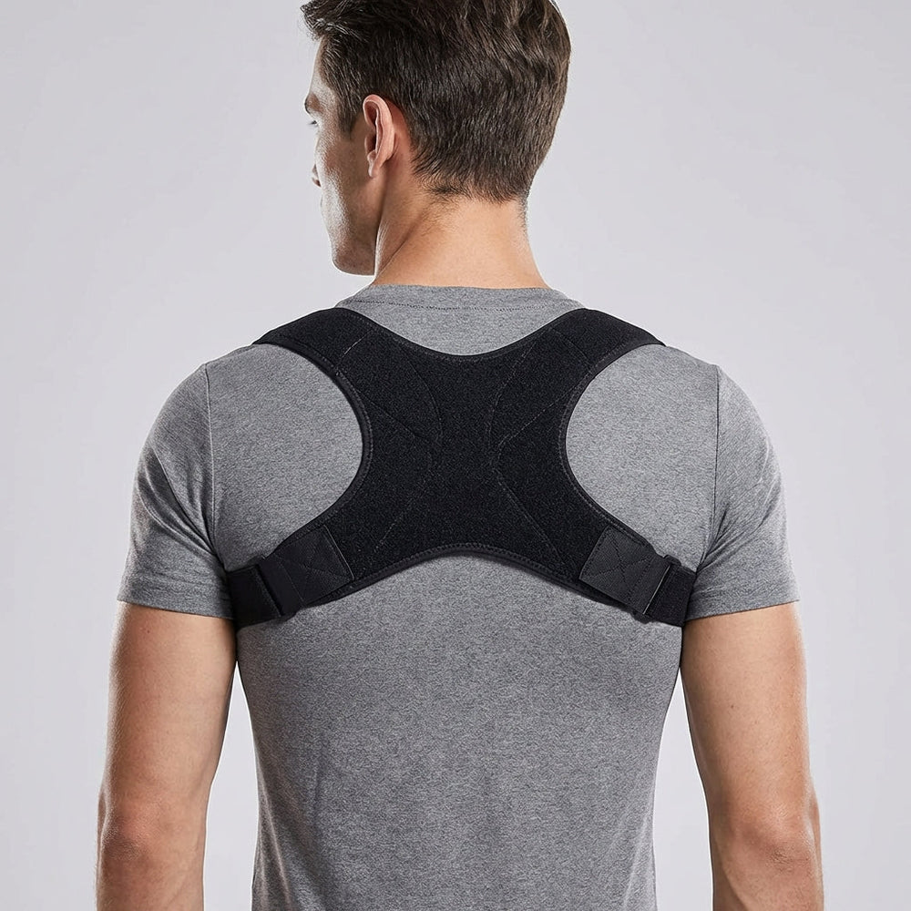 Komfortable Rückenbandage zur Haltungskorrektur. Unisex Haltungstrainer für bessere Körperhaltung.