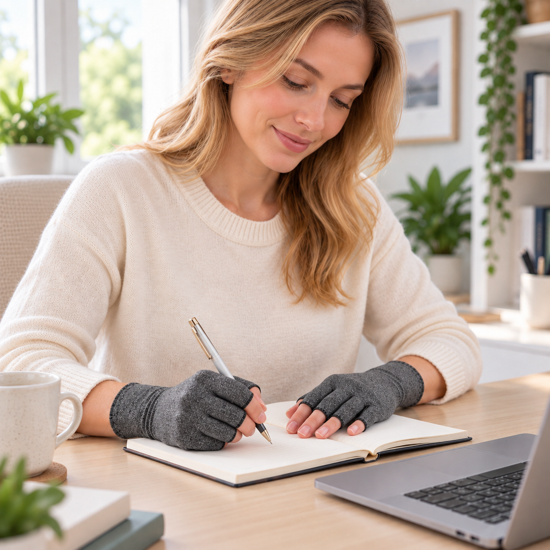 Handtherapie Handschuhe mit Kompression für gelenkschonenden Halt