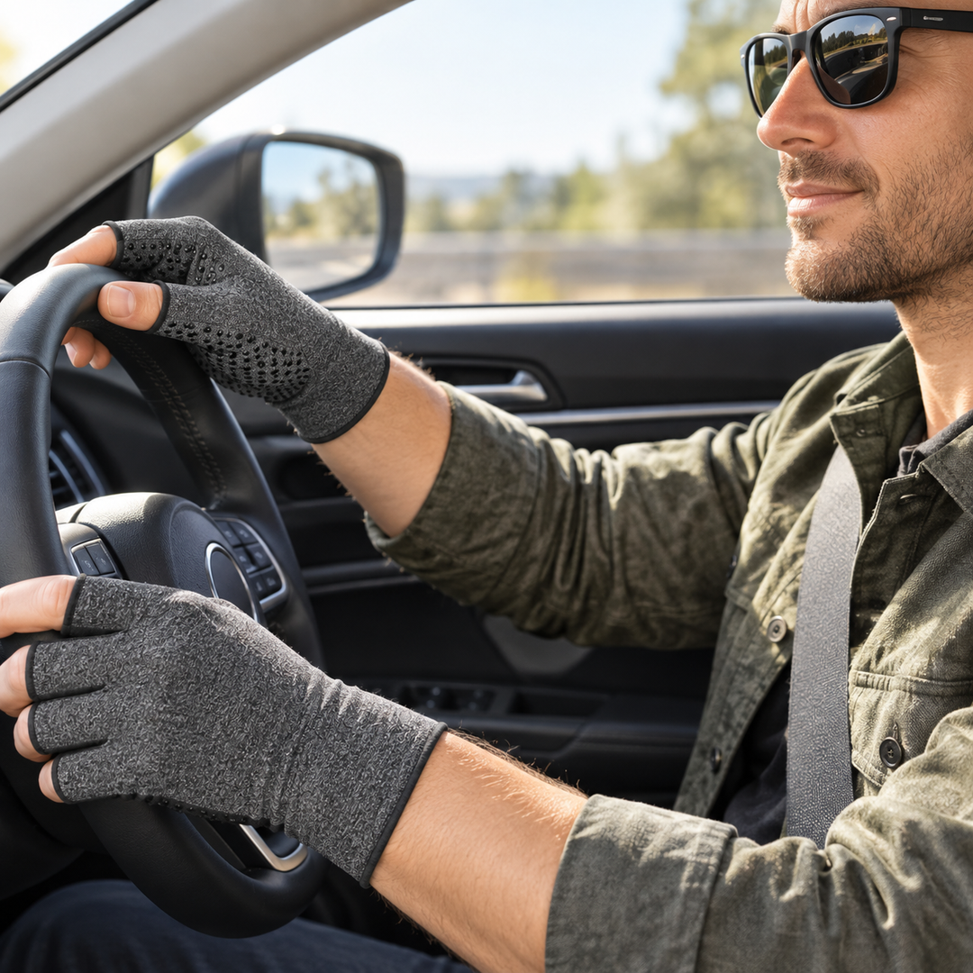 Vielseitige Kompressionshandschuhe ohne Finger für Sport und Alltag