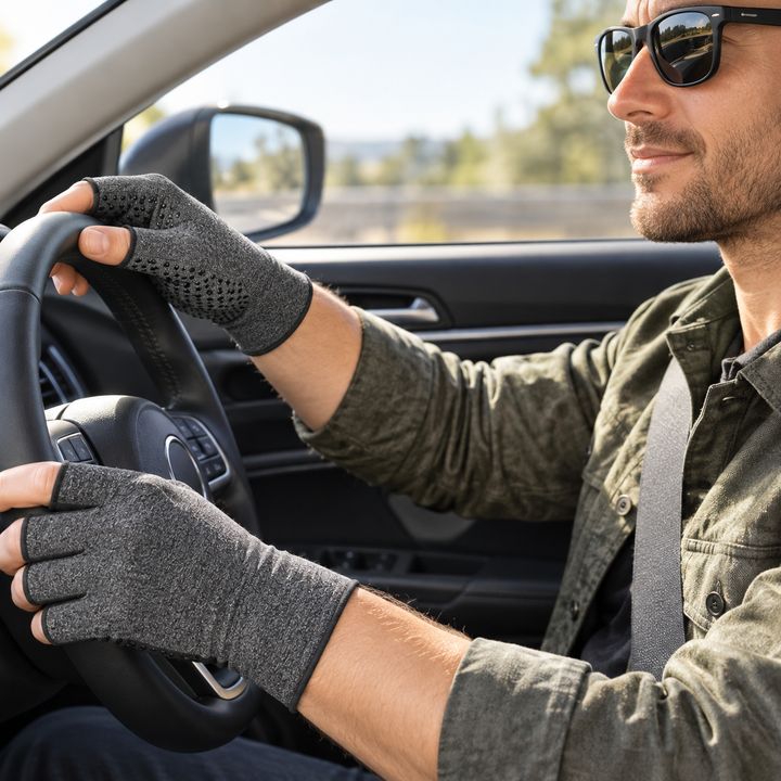 Vielseitige Kompressionshandschuhe ohne Finger für Sport und Alltag