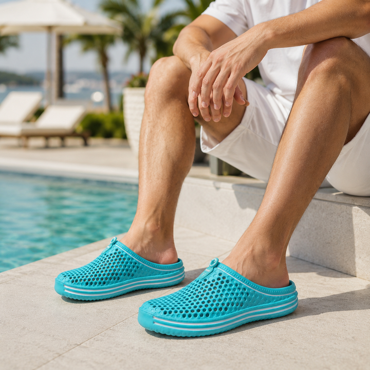 Komfortable Sommerschuhe für den Strand, die durch geringes Gewicht und Passform überzeugen