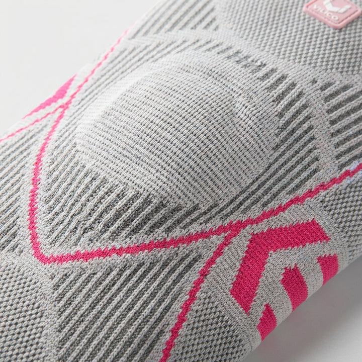 Gelenkstützende Kompressions-Kniebandage, unisex, rosa, zur Schmerzlinderung & Knieschutz beim Sport.