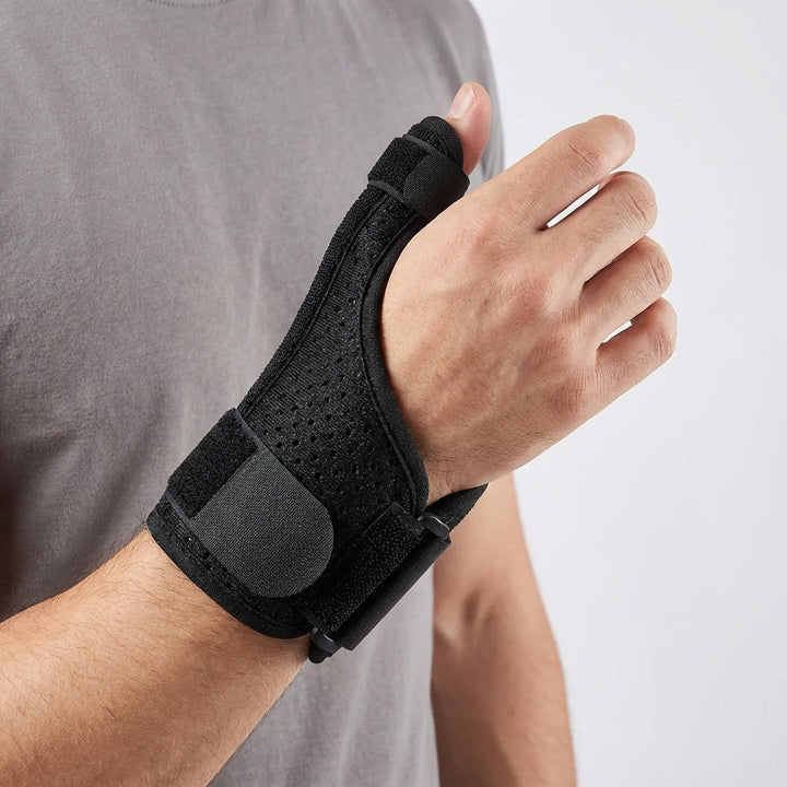 Verstellbare Daumen-Handgelenkstütze für gezielte Schmerzlinderung bei Karpaltunnel, Arthritis & Sehnenscheidenentzündung.