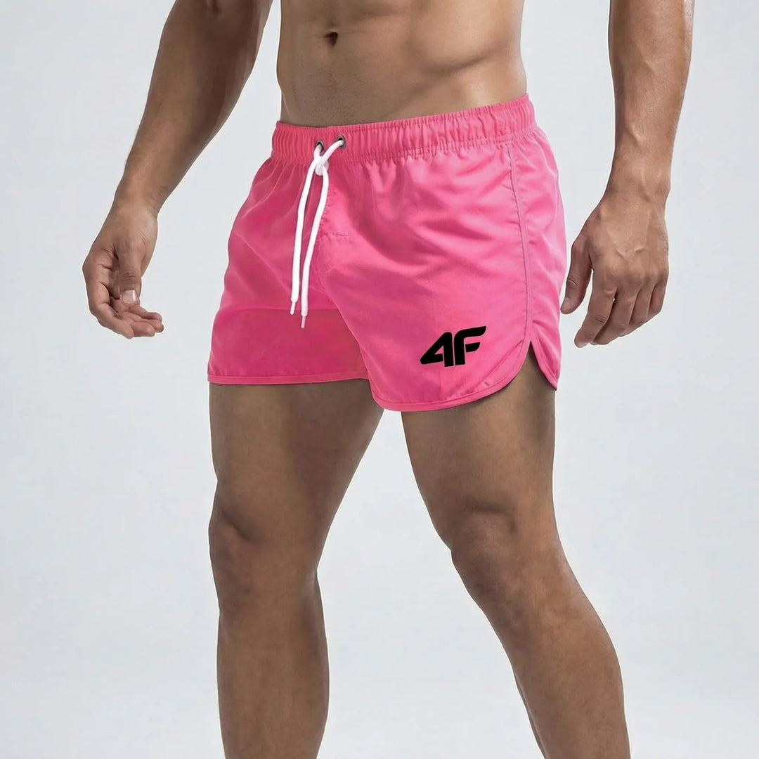 Strapazierfähige schnelltrocknende Herren Badeshorts. Kurze Schwimmhose für Strand & Wassersport.