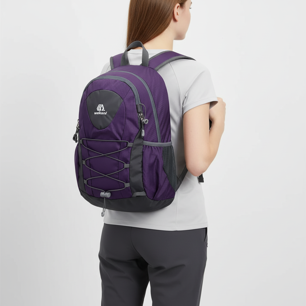 Bequemer Ultraleicht-Rucksack für lange Tage, ideal für Studenten und Reisende, unisex Design.