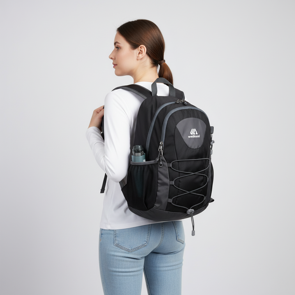 Alltagstauglicher Ultraleicht-Rucksack, vielseitig einsetzbar für Einkäufe und Freizeit.