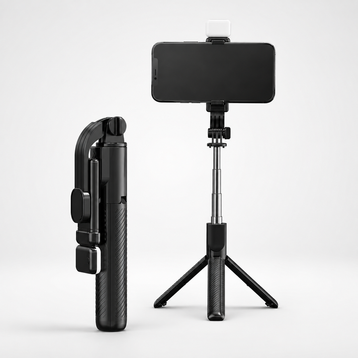 Drahtlose Fernbedienung verbunden mit dem Bluetooth Selfie-Stick