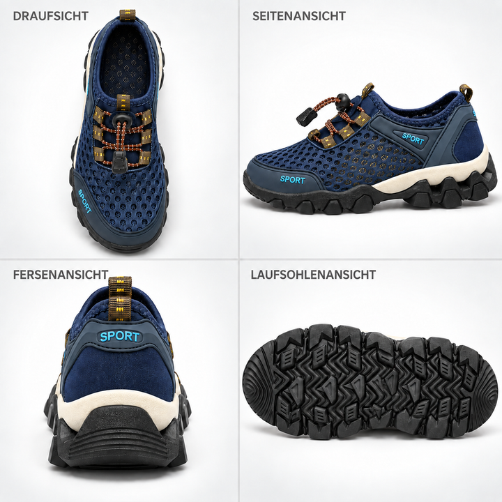 Leichter Herren Wassersportschuh für Strand und Outdoor in flexibler Passform