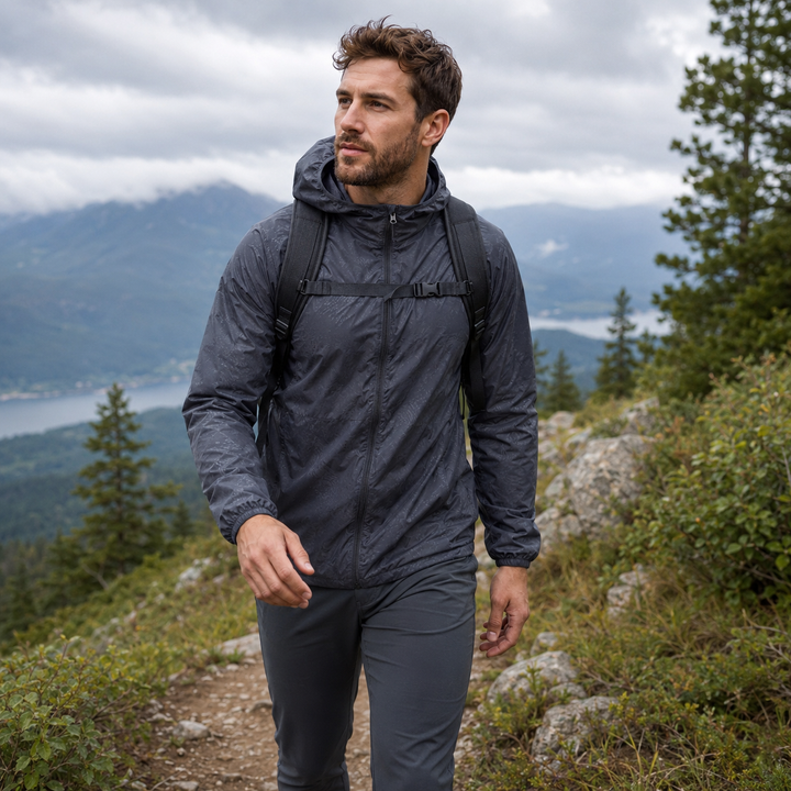 Vielseitiger Herren Windbreaker perfekt kombinierbar für jedes Abenteuer