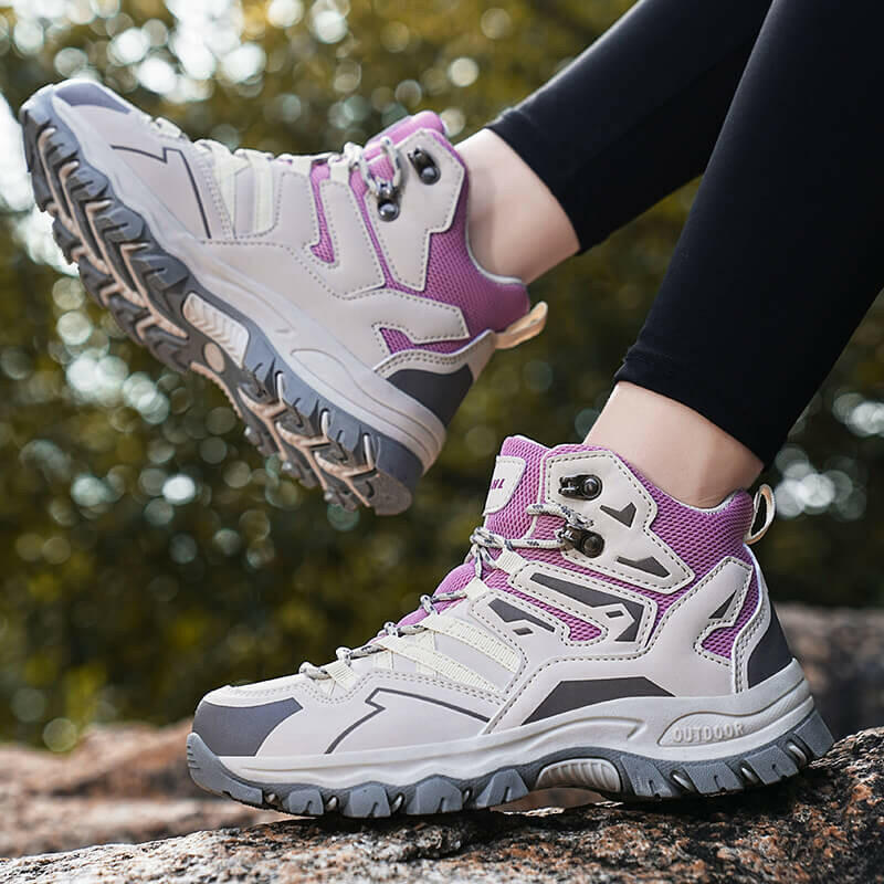 Robuste Damen Wanderschuhe wasserdicht Nahaufnahme