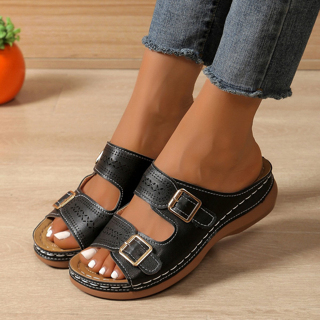 Orthopädische Damensandalen für stilvollen Komfort, Fußschmerzlinderung und Unterstützung. Ideal für Alltag & Spaziergänge.