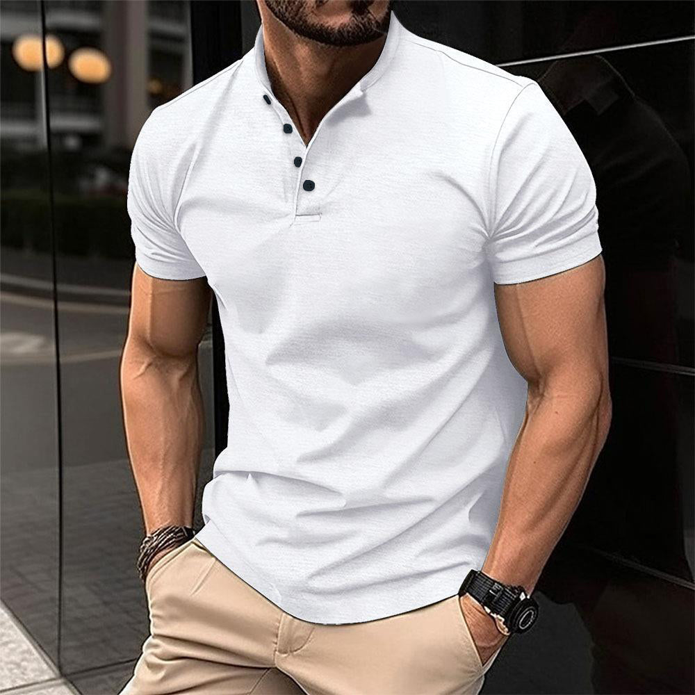 Moderne Herrenbekleidung: Slim Fit Polo-Shirt in minimalistischem Design