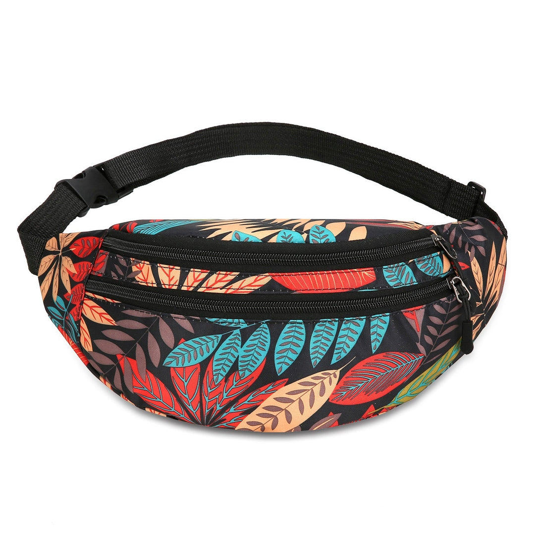 Wasserdichte Hüfttasche mit modernem Print für Outdoor und Sport