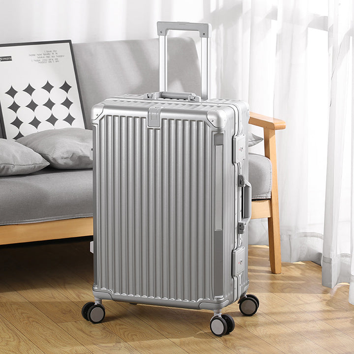 Unisex Hartschalenkoffer mit Aluminiumrahmen – Sicher & Stilvoll Reisen