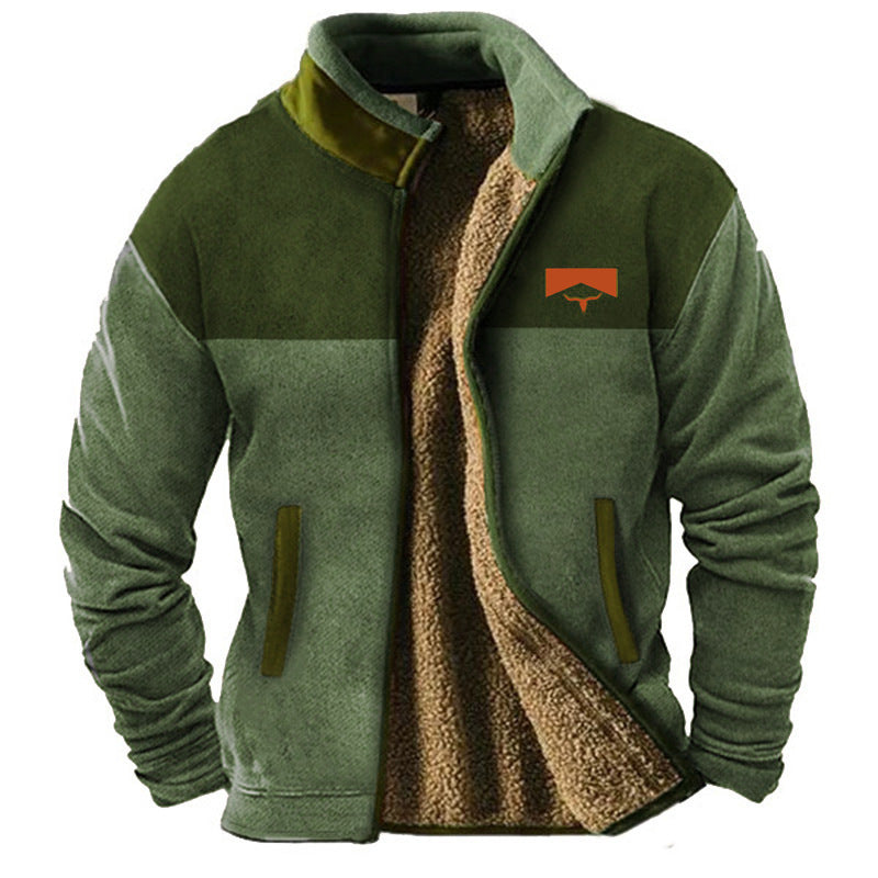 Warme und leichte Herrenjacke aus Fleece, ideal für kühle Tage. Hoher Tragekomfort als Freizeit- oder Outdoorjacke.