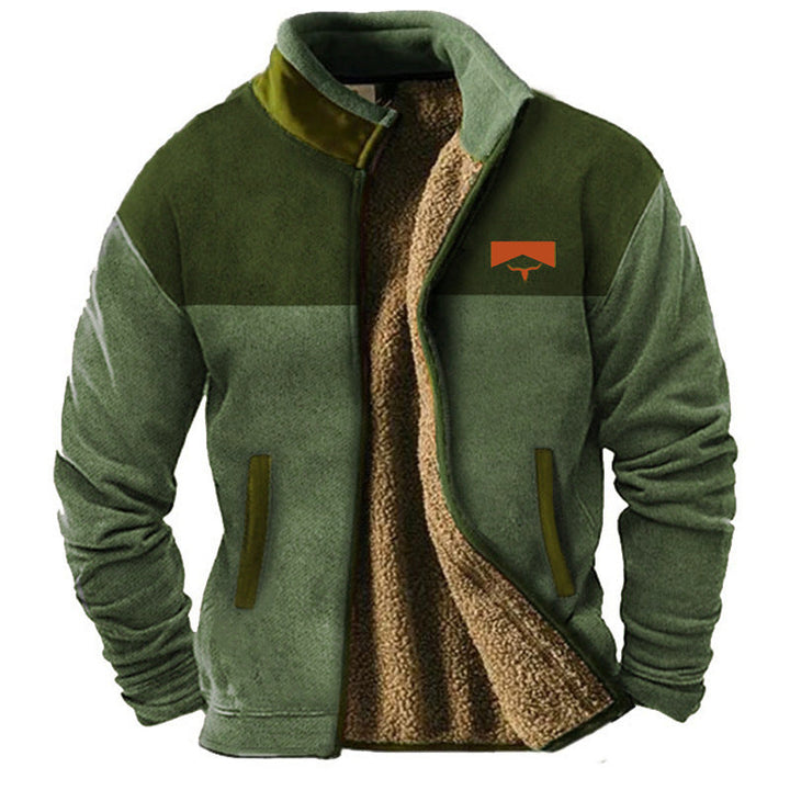 Warme und leichte Herrenjacke aus Fleece, ideal für kühle Tage. Hoher Tragekomfort als Freizeit- oder Outdoorjacke.