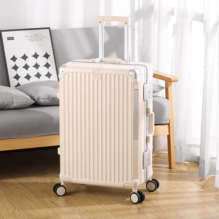 Unisex Hartschalenkoffer mit Aluminiumrahmen – Sicher & Stilvoll Reisen
