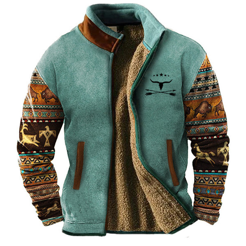 Weiche, leichte Herren-Fleecejacke in Dunkelblau für optimalen Komfort. Ideal als Freizeit- & Alltagsjacke.