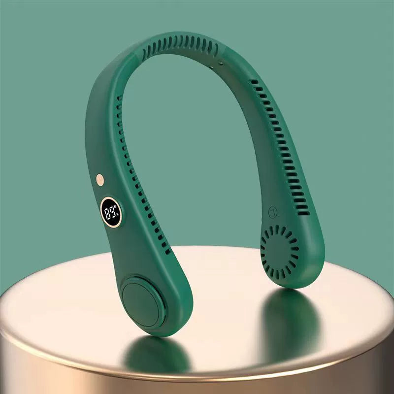 Wiederaufladbarer Nackenventilator - Freihändige Kühlung