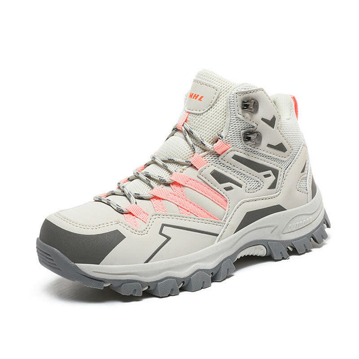 Damen Wanderschuh in heller Farbvariante mit robuster Profilsohle