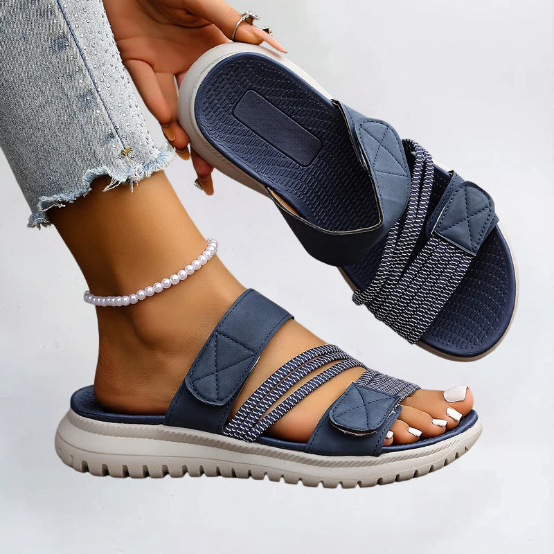 Orthopädische Damen Sandalen lindern Fussschmerzen & Fersenprobleme. Komfort für den ganzen Tag.