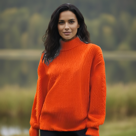 Hochwertiger Vintage Pullover für Damen