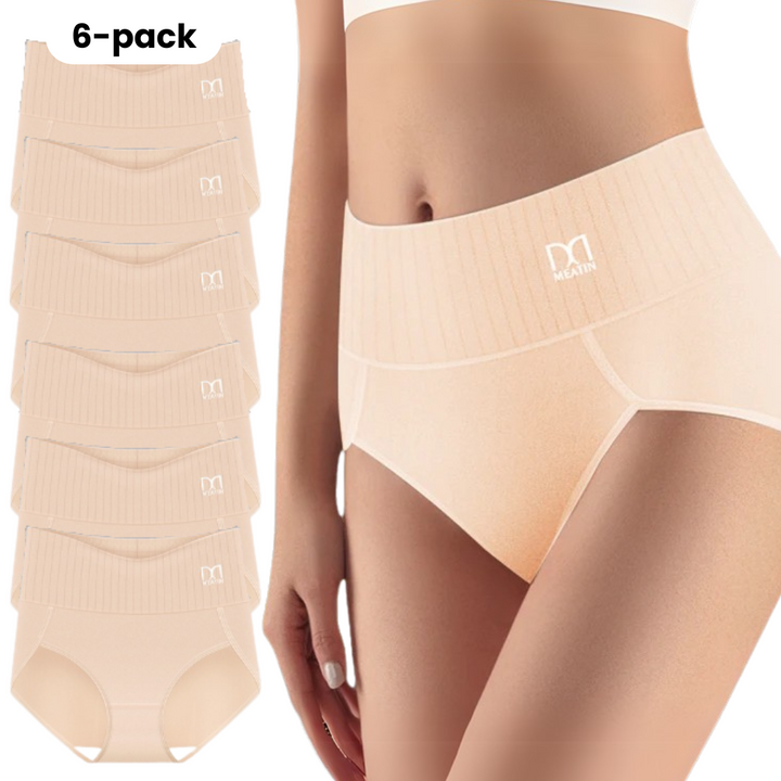 Bequemer Damen Shapewear Slip, hoher Bund bietet Bauchkontrolle und Taillenformung für den Alltag.